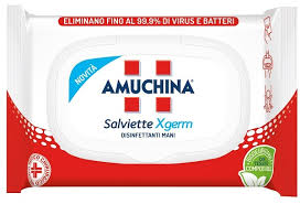 AMUCHINA XGERM SALVIETTINE MANI 20 PEZZI - Farmaunclick.it