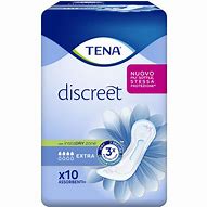 ASSORBENTE INCONTINENZA LEGGERA TENA DISCREET EXTRA 10 PEZZI - Farmaunclick.it