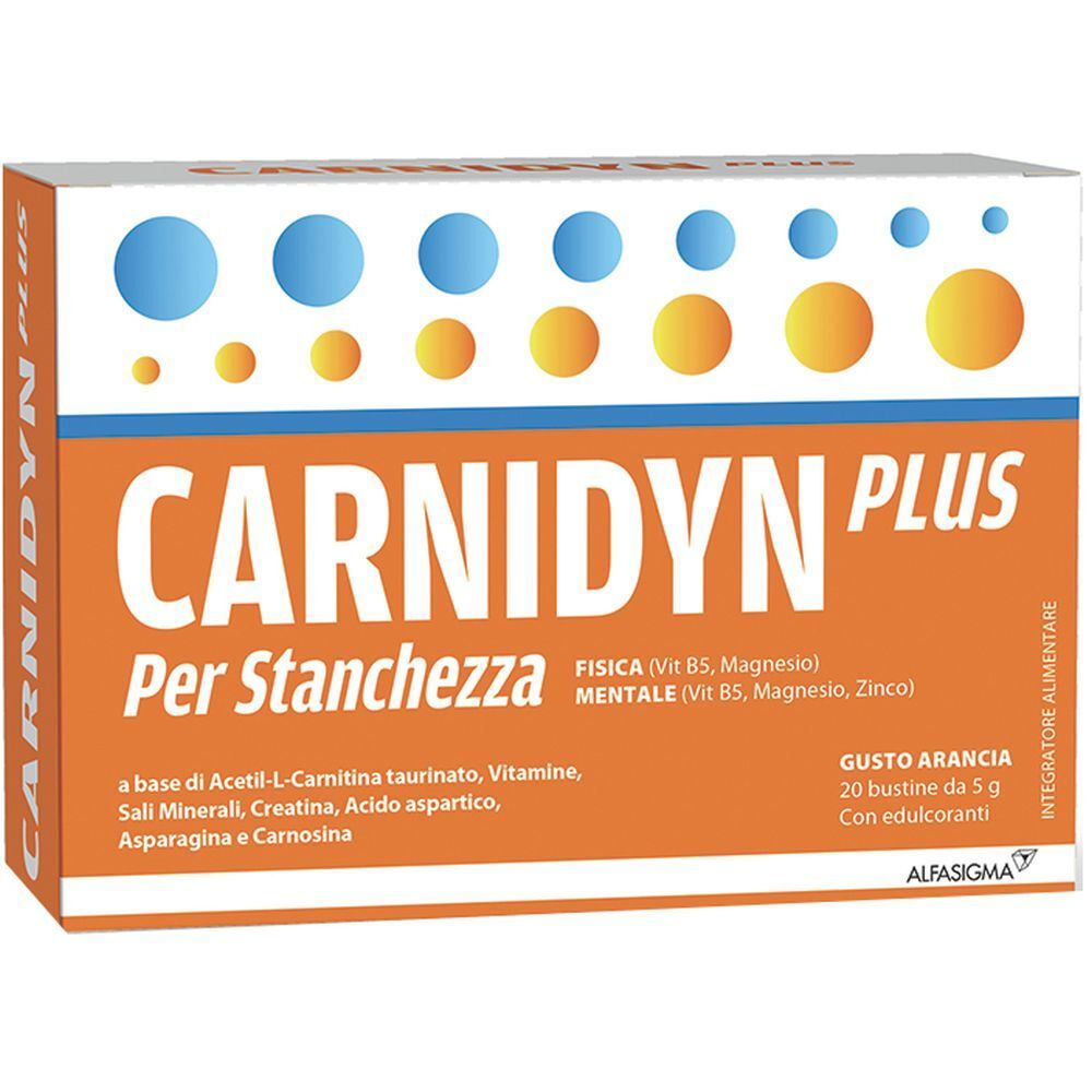 CARNIDYN PLUS 20 BUSTINE DA 5,3 G GUSTO PASSION FRUIT - Farmaunclick.it