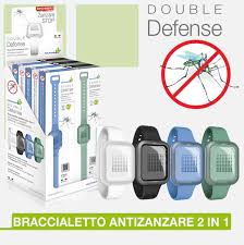 COLPHARMA BRACCIALETTI ANTIZANZARE 2 IN 1 DOUBLE DEFENCE - Farmaunclick.it