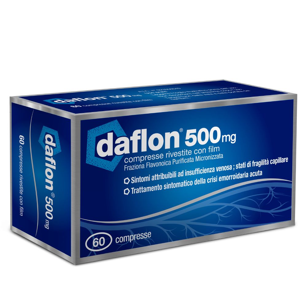 DAFLON*60CPR RIV 500MG*PRODOTTO ORIGINALE ITALIANO ( no importazione) - Farmaunclick.it