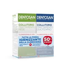 DENTOSAN COLLUTORIO BIPACK 0,12% MESE 200 ML + 0,05% QUOTIDIANO 200 ML - Farmaunclick.it