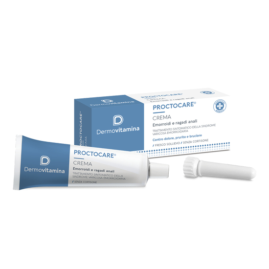 DERMOVITAMINA PROCTOCARE CREMA EMORROIDI RAGADI ANALI 30 ML CON CANNULA - Farmaunclick.it