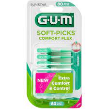 GUM SOFT PICK COMFORT FLEX COOL MINT REGULARE SCOVOLINI 80 PEZZI - Farmaunclick.it