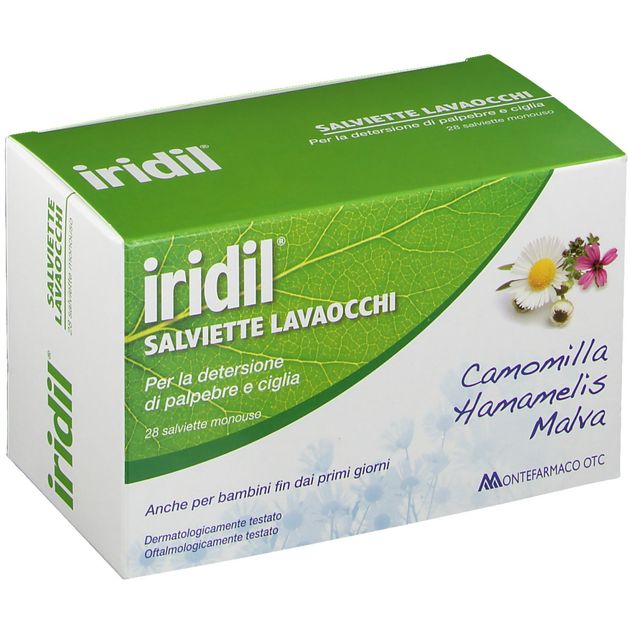 IRIDIL SALVIETTINE LAVAOCCHI 28 PEZZI - Farmaunclick.it