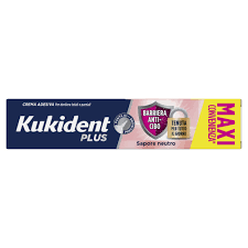 KUKIDENT PLUS BARRIERA ANTI-CIBO NEUTRO CREMA ADESIVA DENTIERE 57 G  - Farmaunclick.it