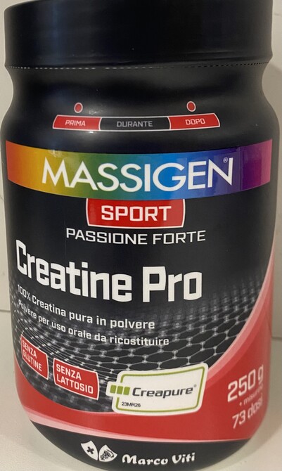 MASSIGEN SPORT CREATINE PRO 250 G - Farmaunclick.it