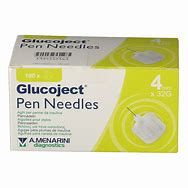 AGO PER PENNA DA INSULINA GLUCOJECT LUNGHEZZA 4 MM GAUGE 32 100 PEZZI - Farmaunclick.it