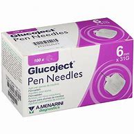 AGO PER PENNA DA INSULINA GLUCOJECT LUNGHEZZA 6 MM GAUGE 31 100 PEZZI - Farmaunclick.it