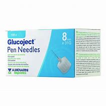 AGO PER PENNA DA INSULINA GLUCOJECT LUNGHEZZA 8 MM GAUGE 31 100 PEZZI - Farmaunclick.it