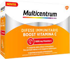 MULTICENTRUM DIFESE IMMUNITARIE BOOST VITAMINA C 14 BUSTINE - Farmaunclick.it