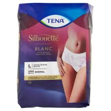 PANNOLONE A MUTANDINA ASSORBENTE TENA SILHOUETTE BLANC LARGE 5 PEZZI - Farmaunclick.it