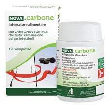 NOVA CARBONE VEGETALE 120 COMPRESSE - Farmaunclick.it