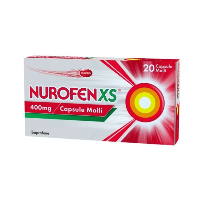 NUROFENXS*20CPS MOLLI 400MG - Farmaunclick.it