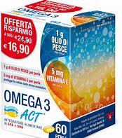 OMEGA 3 ACT 1G 60 PERLE - Farmaunclick.it