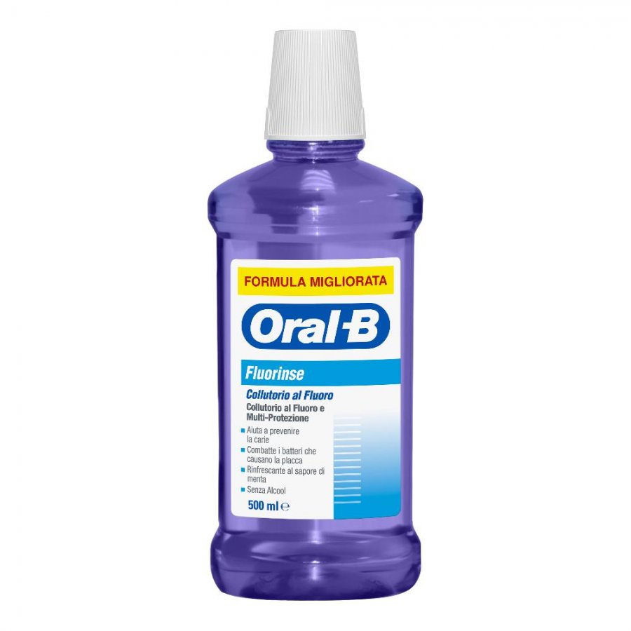 ORALB FLUORINSE COLLUTORIO ANTI CARIE 500 ML - Farmaunclick.it