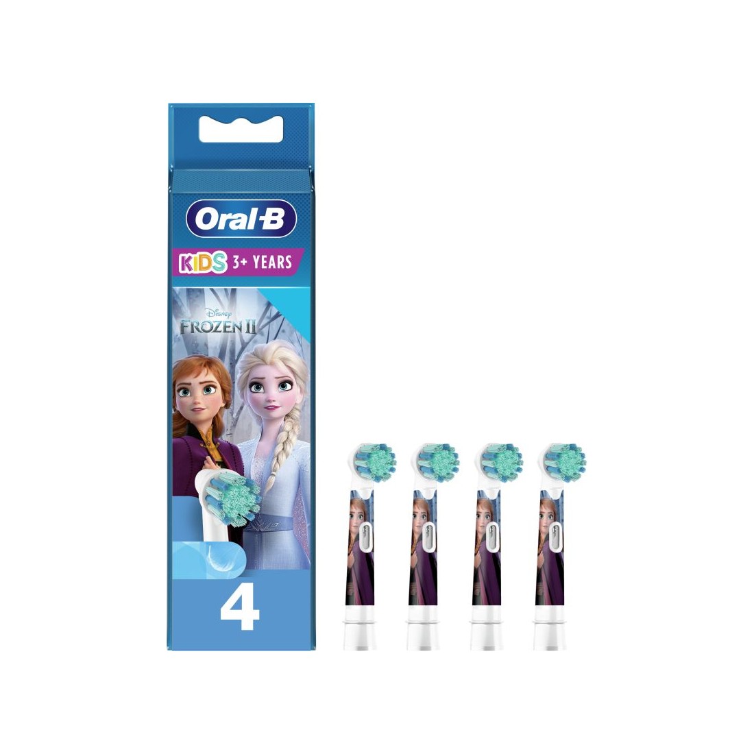 ORALB KIDS FROZEN II TESTINE PER SPAZZOLINO ELETTRICO 4 PEZZI - Farmaunclick.it