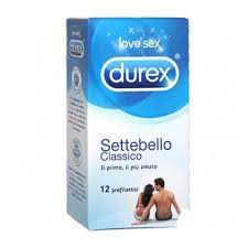 PROFILATTICO DUREX SETTEBELLO CLASSICO 12 PEZZI - Farmaunclick.it
