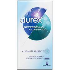 PROFILATTICO DUREX SETTEBELLO CLASSICO 6 PEZZI - Farmaunclick.it