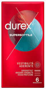 PROFILATTICO DUREX SUPERSOTTILE CLOSE FIT 6 PEZZI - Farmaunclick.it