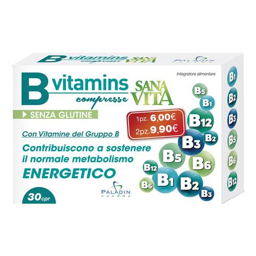 SANAVITA BVITAMINS 30 COMPRESSE - Farmaunclick.it