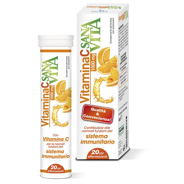 SANAVITA VITAMINA C 20 COMPRESSE EFFERVESCENTI - Farmaunclick.it