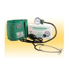 SFIGMOMANOMETRO AD ANEROIDE EUROMETER A+ CON FONENDOSCOPIO MANOMENTRO REGOLABILE SISTEMA A 2 TUBI BRACCIALE PER ADULTI VERDE - Farmaunclick.it