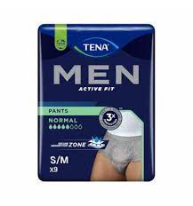 TENA MEN PANTS ACTIVE FIT GREV S/M - Farmaunclick.it