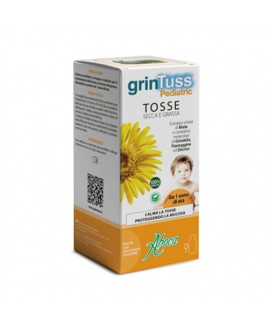 GRINTUSS PEDIATRIC SCIROPPO 180 G - Farmaunclick.it