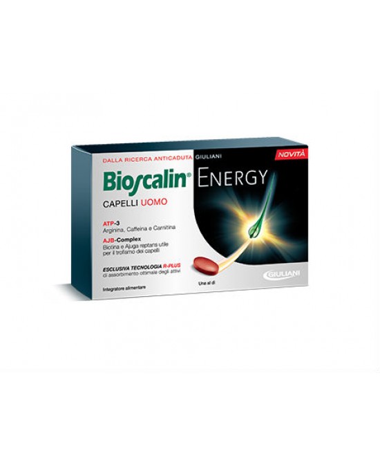 BIOSCALIN ENERGY 30 COMPRESSE-rimozione codice a barre per adesione promo - Farmaunclick.it