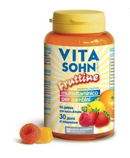 VITASOHN JUNIOR FRUTTINE 60 CARAMELLE - Farmaunclick.it