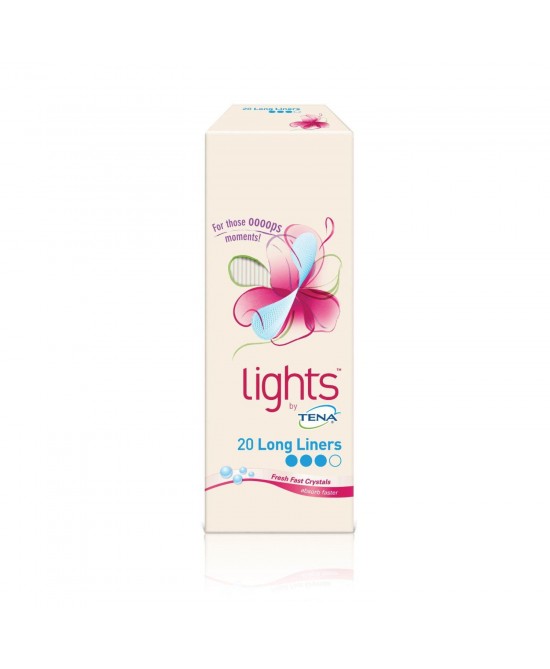 SALVASLIP PER INCONTINENZA PICCOLE PERDITE LIGHTS BY TENA LONG 20 PEZZI - Farmaunclick.it