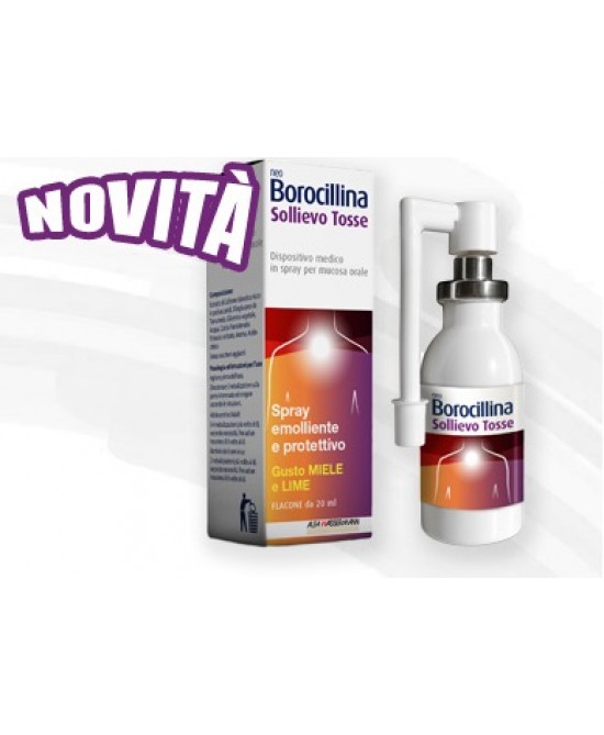 NEOBOROCILLINA SOLLIEVO TOSSE SPRAY 20 ML - Farmaunclick.it