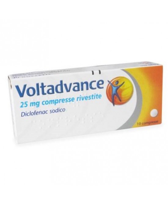 VOLTADVANCE*10CPR RIV 25MG - Farmaunclick.it
