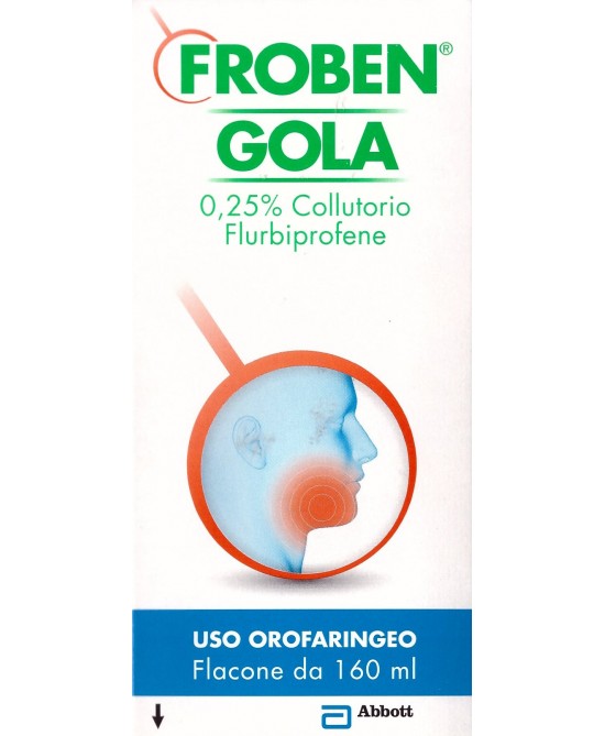 FROBEN GOLA*COLLUT 160ML 0,25% - Farmaunclick.it