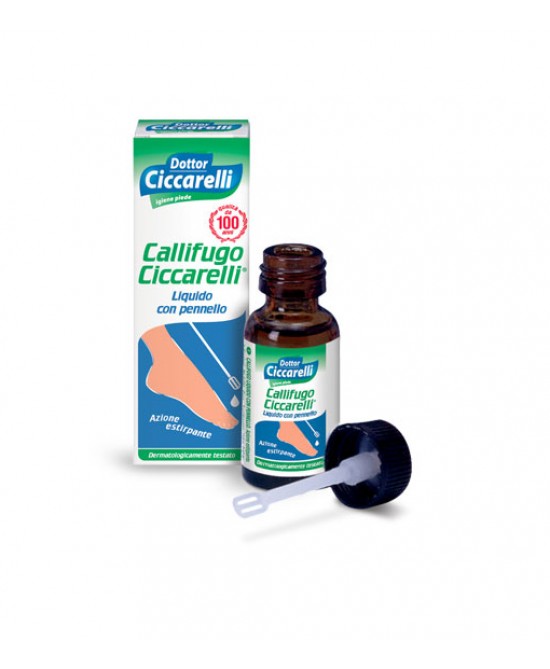 CALLIFUGO CICCARELLI LIQUIDO CON PENNELLO PER RIMOZIONE CALLLI 12 ML - Farmaunclick.it