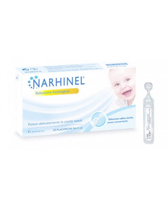 SOLUZIONE FISIOLOGICA  NARHINEL 20 FIALE DA 5ML - Farmaunclick.it