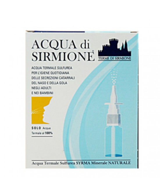 ACQUA SIRMIONE MINERALE NATURALE 6 FIALE 15 ML - Farmaunclick.it