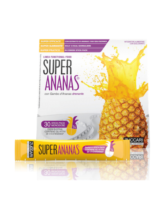 SUPER ANANAS 30 BUSTINE STICK PACK 10 ML - Farmaunclick.it