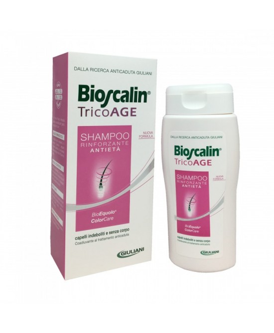 BIOSCALIN TRICOAGE 50+ SHAMPOO RINFORZANTE ANTIETA' 200 ML - Farmaunclick.it