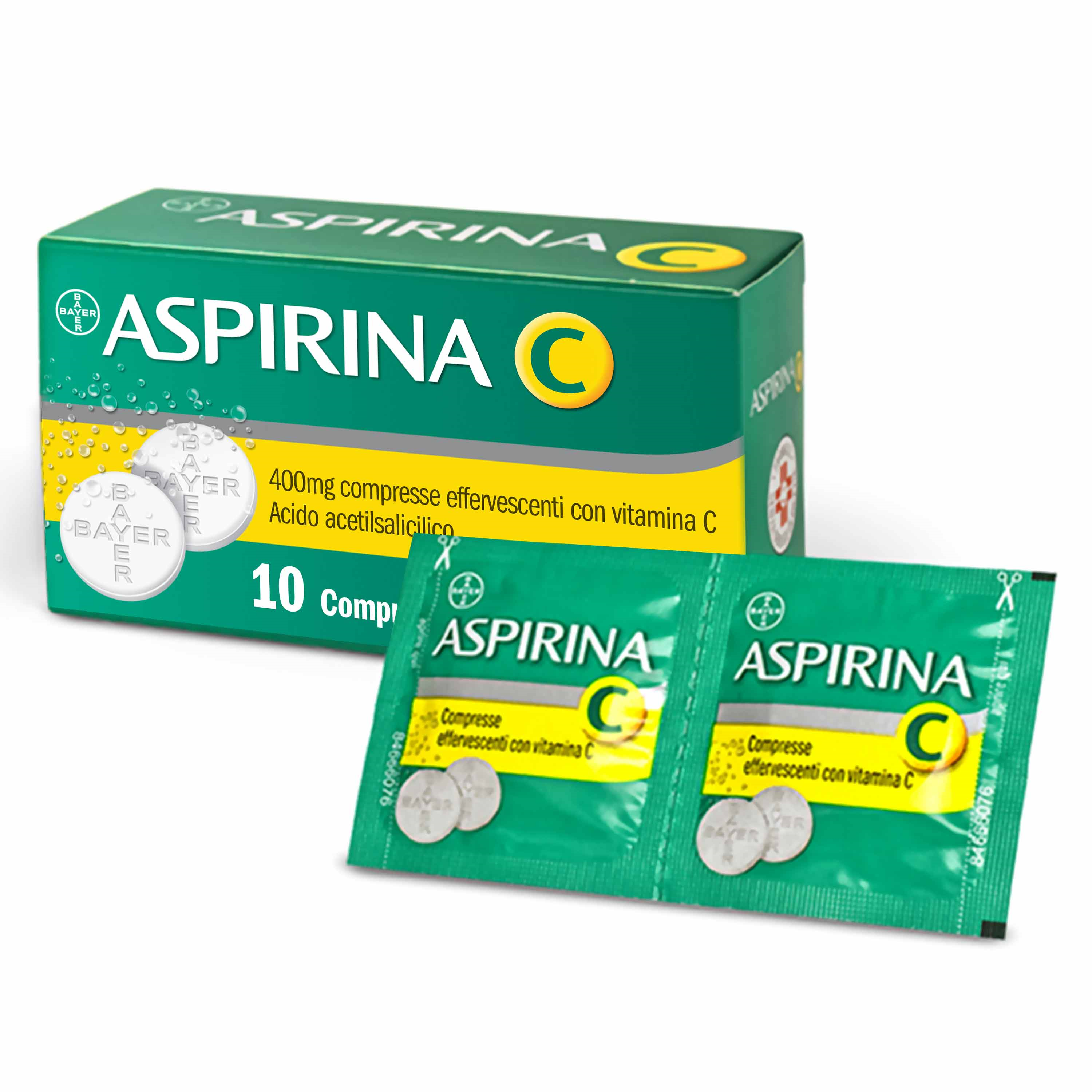 ASPIRINA C*10CPR EFF 400+240MG - Farmaunclick.it