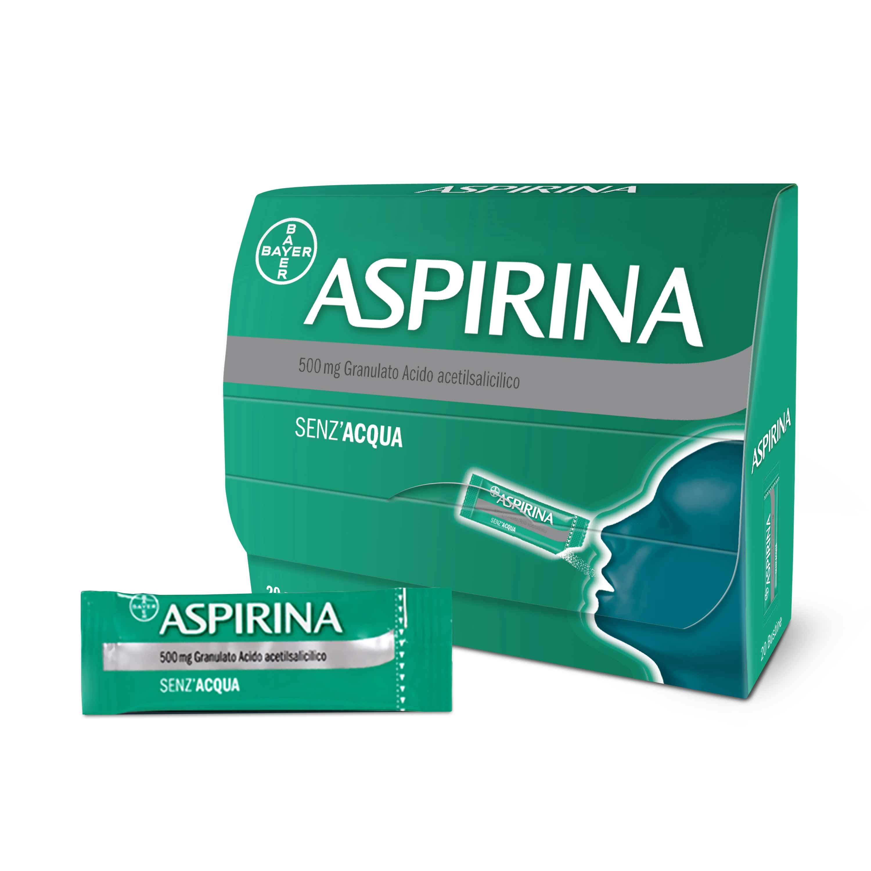 ASPIRINA*OS GRAT 20BUST 500MG - Farmaunclick.it