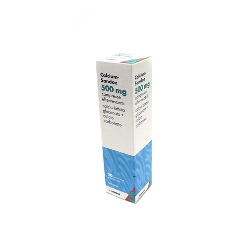 CALCIUM SANDOZ*20CPR EFF 500MG - Farmaunclick.it