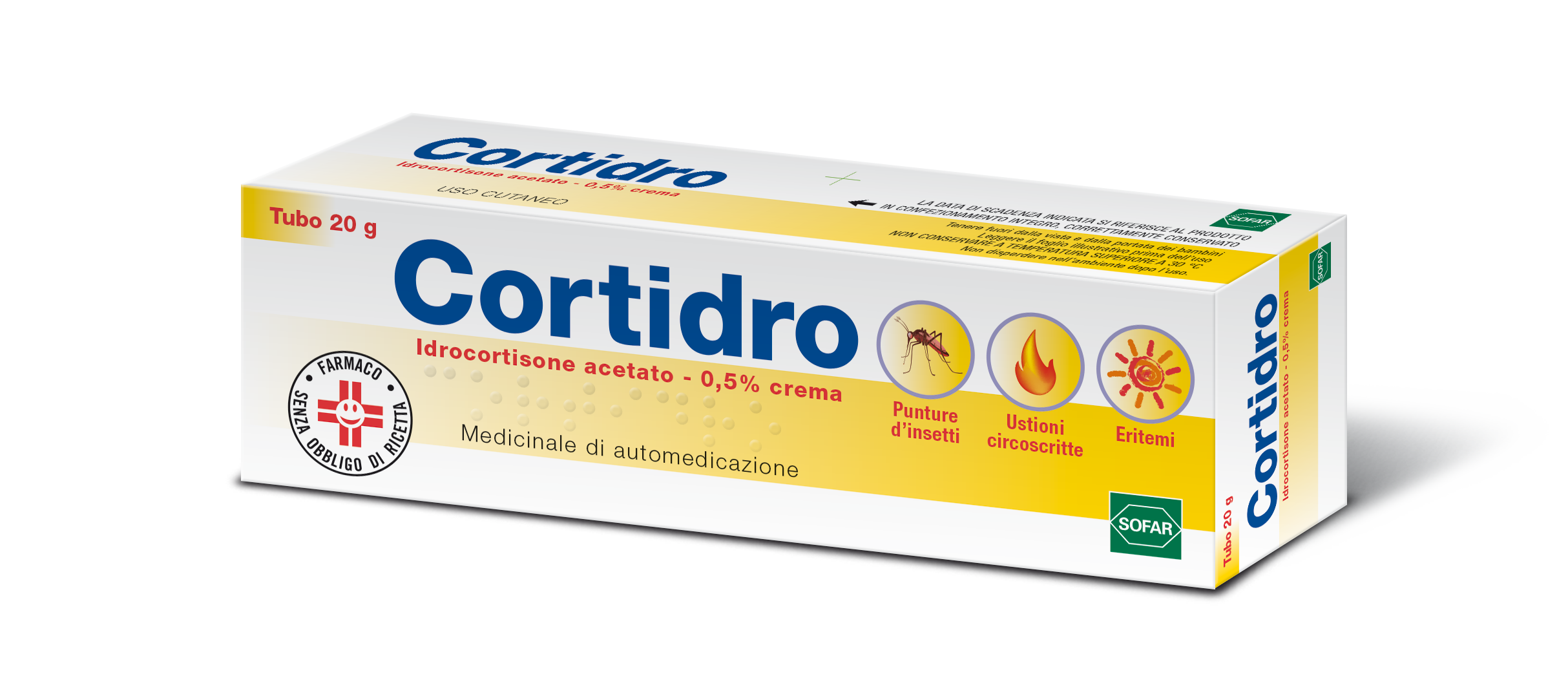 CORTIDRO*CREMA 20G 0,5% - Farmaunclick.it