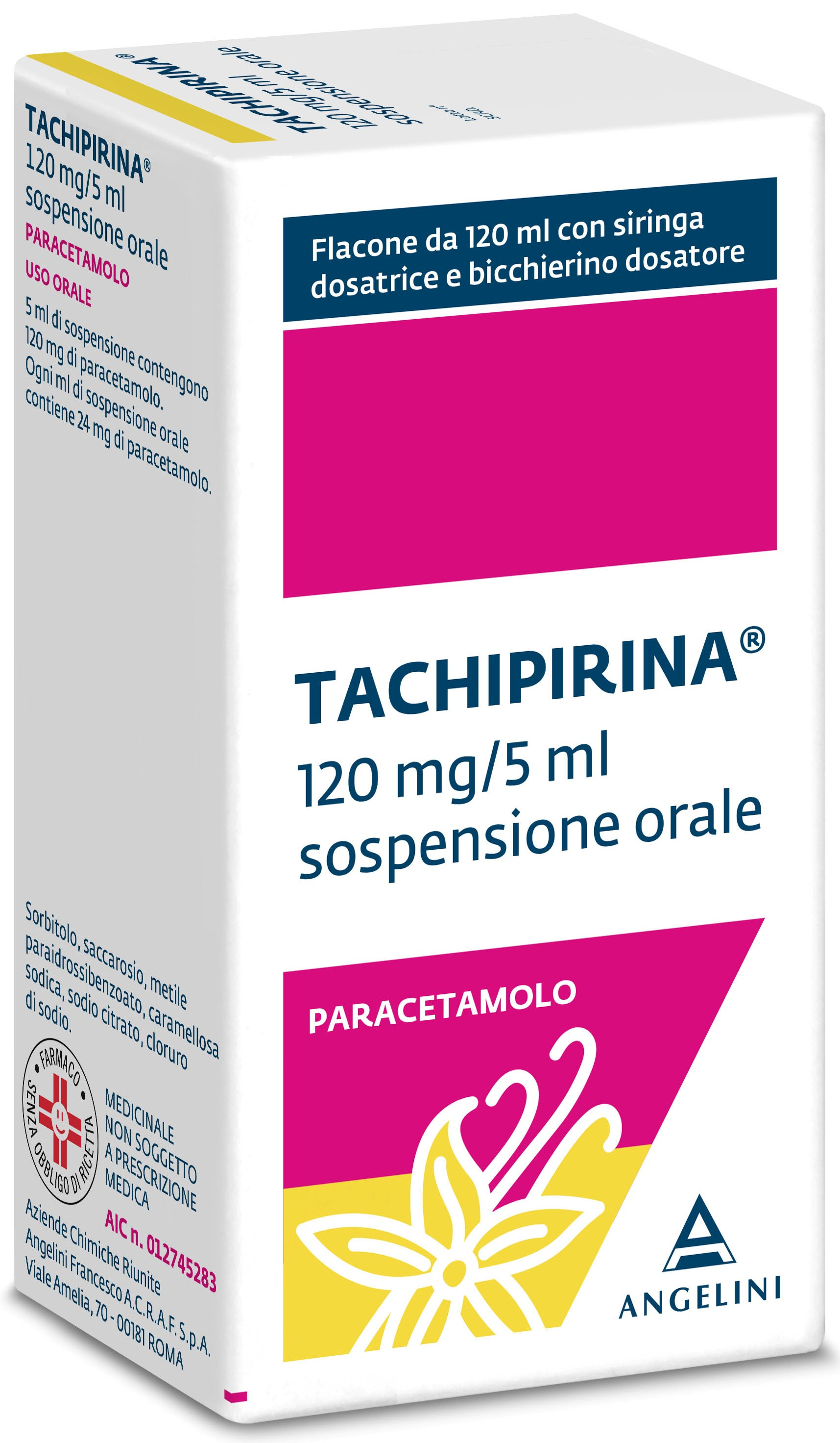 TACHIPIRINA*SOSP 120ML VAN/CAR - Farmaunclick.it