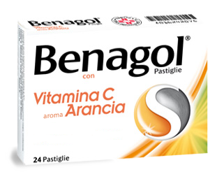BENAGOL VIT C*24PAST ARANCIA - Farmaunclick.it