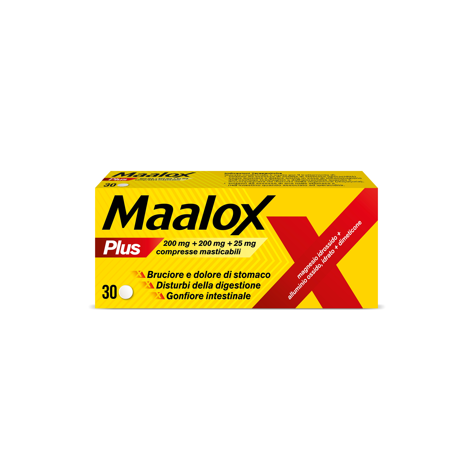 MAALOX PLUS*30CPR MAST - Farmaunclick.it
