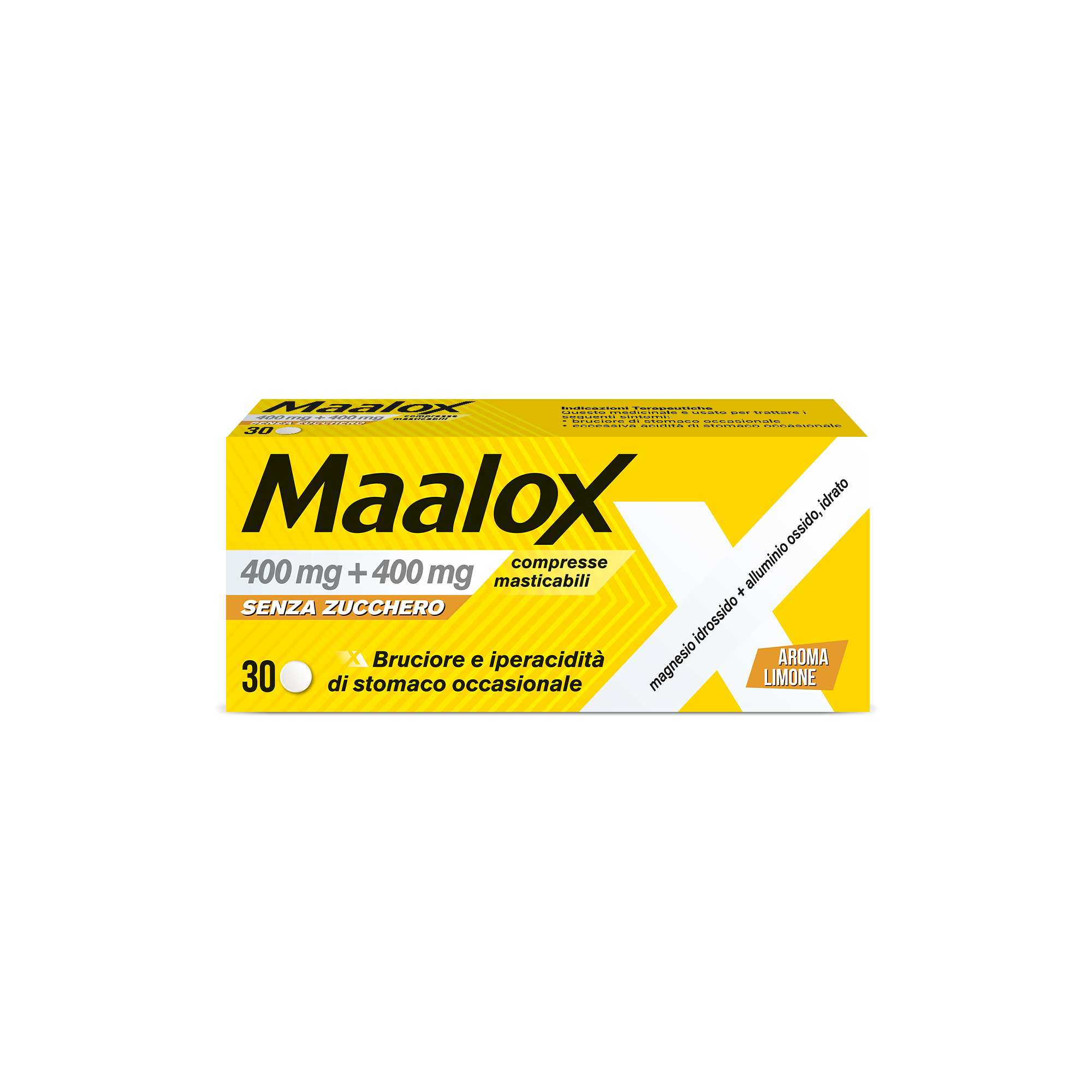 MAALOX*S/Z 30CPR LIMO400+400MG - Farmaunclick.it