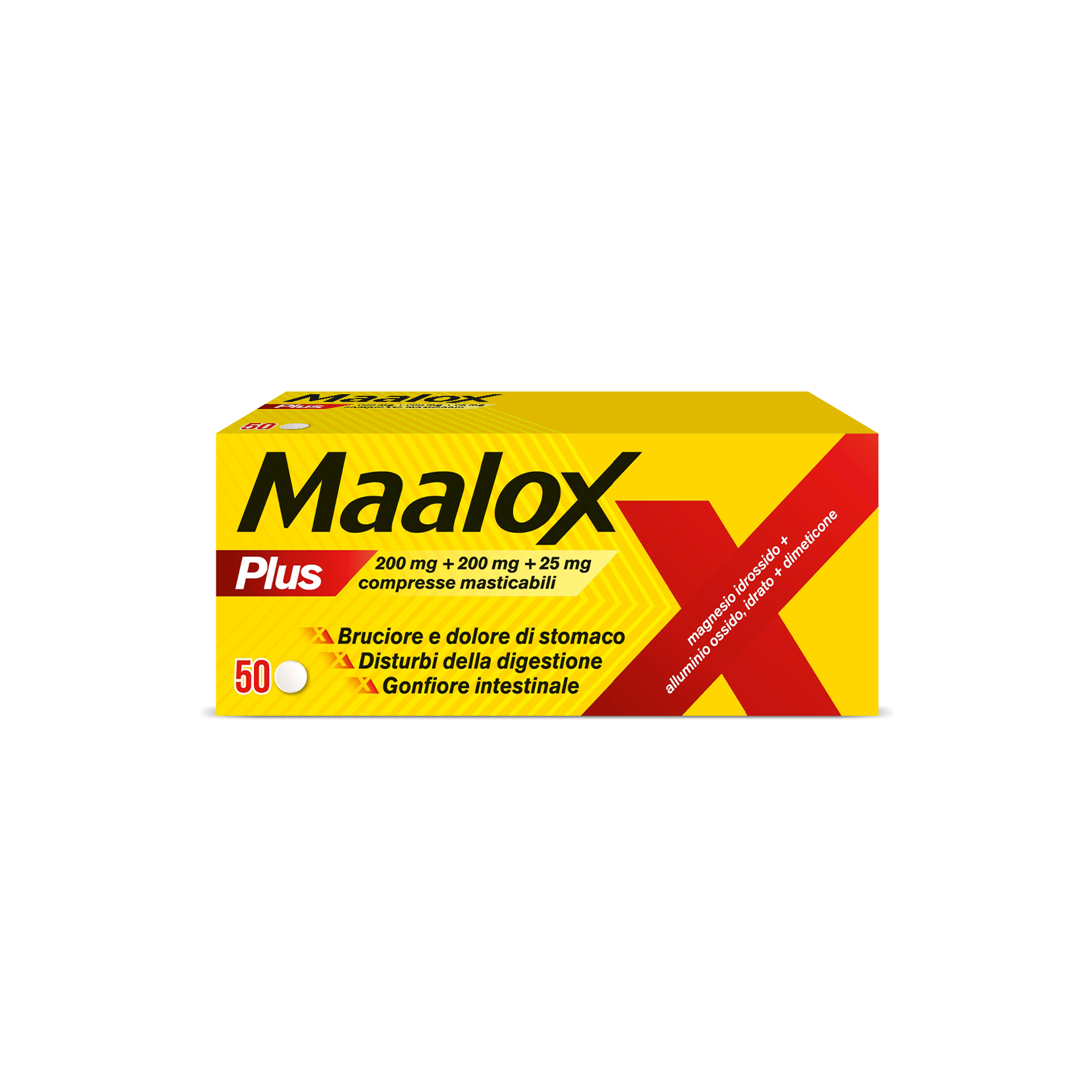 MAALOX PLUS*50CPR MAST - Farmaunclick.it