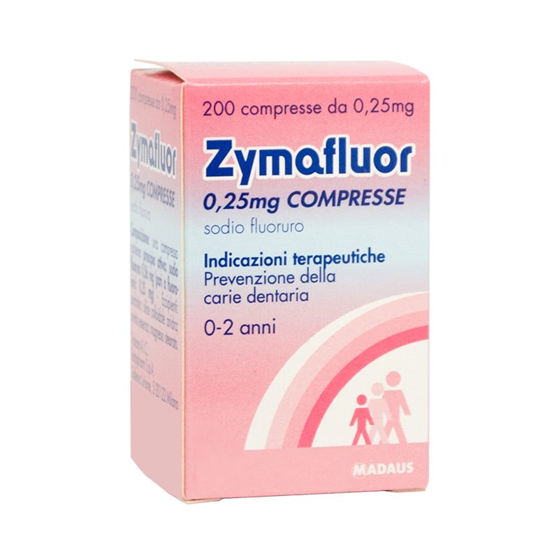 ZYMAFLUOR*200CPR 0,25MG - Farmaunclick.it